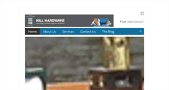 Desktop Screenshot of hill-hardware.com