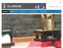 Tablet Screenshot of hill-hardware.com